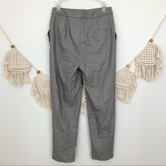 Topshop Houndstooth Straight Leg Trousers - Picture 4 of 9